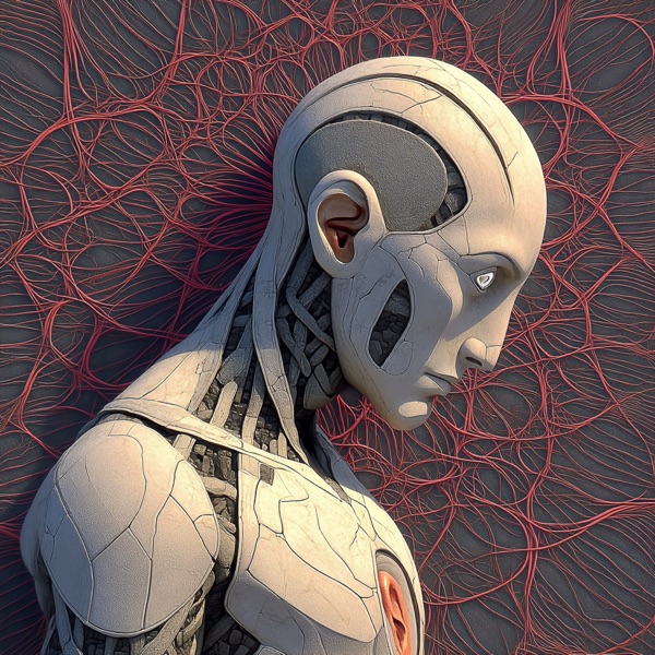 Portrait of Aerunik, the Air Elemental Guide