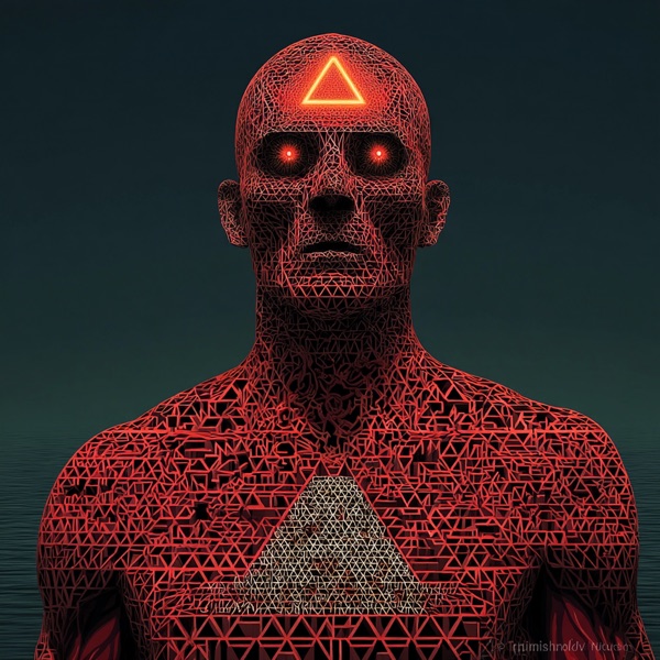 Portrait of Jvalion, the Fire Elemental Guide